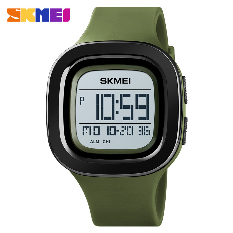 【電子發票＋免運費】時刻美 SKMEI 1580 戶外運動手錶 方形手錶 電子手錶 50m 深度防水 多動能電子手錶 手