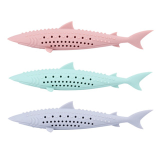 【PetBaby寵物精靈】矽膠魚貓咪磨牙潔齒玩具 網紅抖音同款貓咪啃咬潔齒磨牙玩具 貓玩具矽膠魚