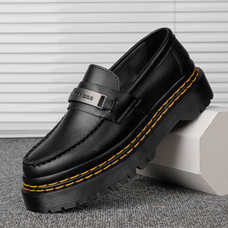 Dr.martens 中性厚底皮革樂福鞋 1461Bex 銘牌厚底雙線 Dr.Martens PENTON 樂福鞋