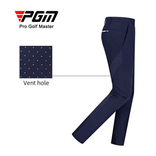 Pgm Golf XXS 至 XXXL 透氣彈力男士褲子,透氣孔設計,運動面料舒適 KUZ153