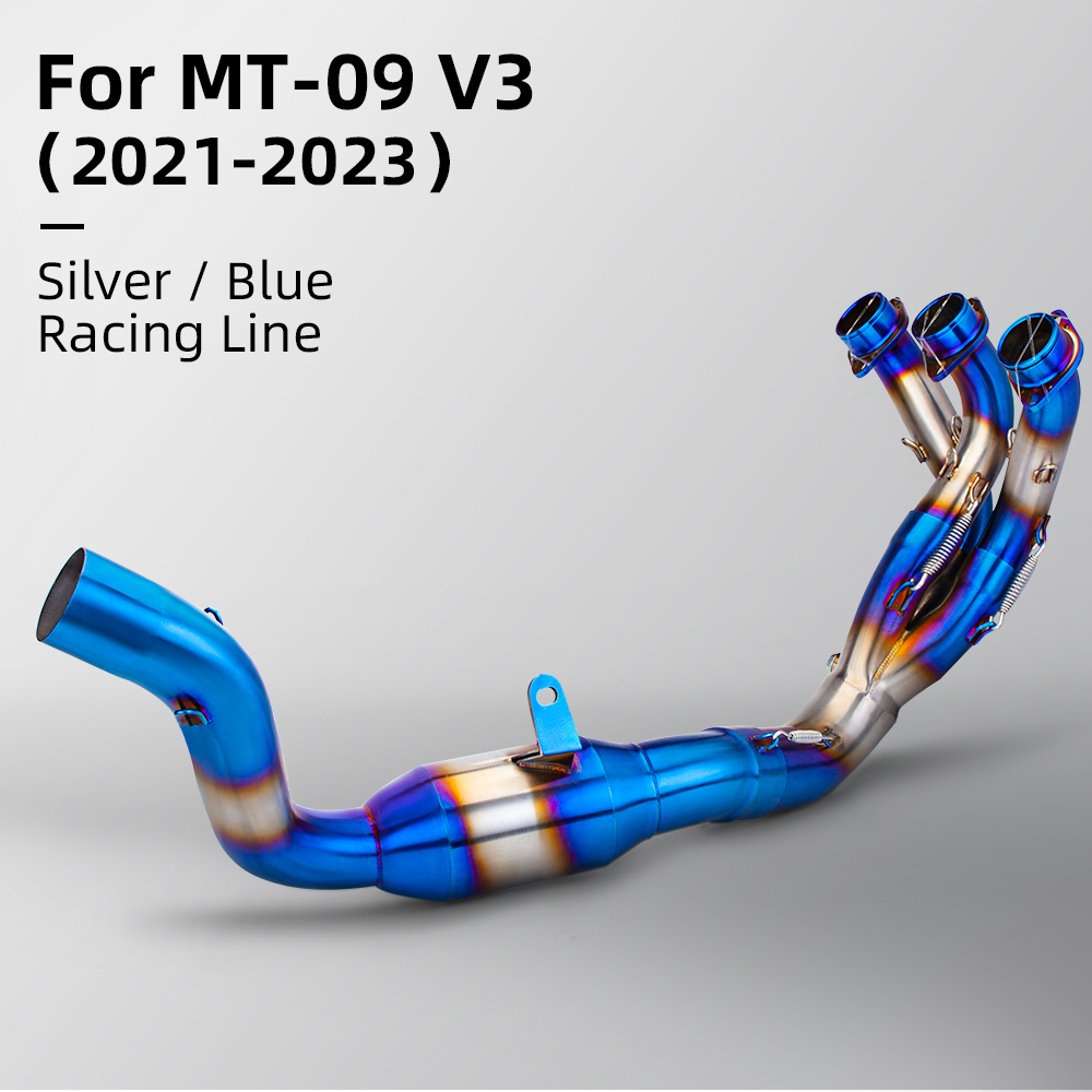 MT09/XSR900/FZ09前段排气管/改裝适用51管/mt09三代 2021-2023