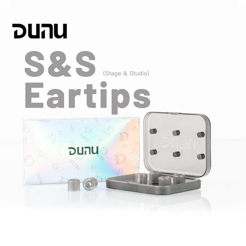 Dunu S&amp;S Stage&amp;Studio 矽膠耳塞耳塞 L/M/S(1 對)適用於 4-5.5 毫米噴嘴直徑