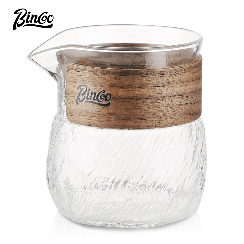 BINCOO 手沖咖啡分享壺套裝 掛耳咖啡專用杯 冷萃壺 玻璃品鑒杯 泡茶壺 320ML/330ML