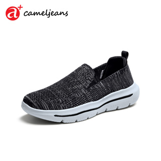 Cameljeans 男士運動鞋輕便透氣舒適休閒耐磨網面鞋