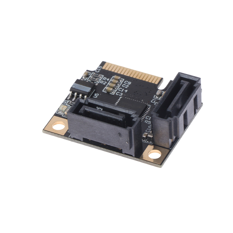Asm1061 Mini PCIE 轉 SATA3.0 附加卡擴展卡適配器轉換器控制器 SATA 倍增器