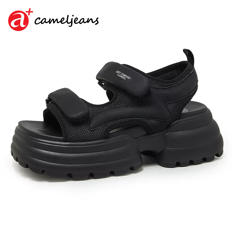 Cameljeans 女式涼鞋戶外沙灘鞋休閒涼鞋