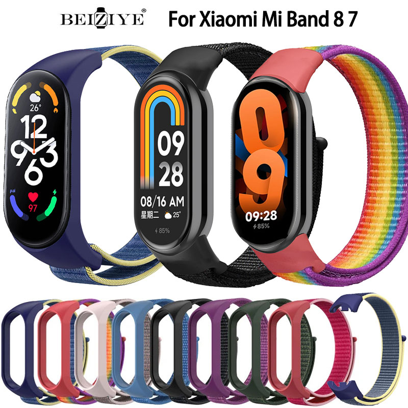 小米手環8錶帶 小米手環8腕帶 透氣尼龍 小米 Xiaomi 手環 8 7 替換錶帶 NFC版腕帶 小米7 8手環腕帶