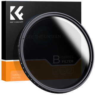 K&f Concept 可變 ND2-ND400 ND 鏡頭濾鏡(1-9 檔)37/40.5/43/46/49/52/5