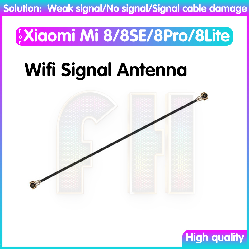 XIAOMI MI Wifi 信號線天線適用於小米 mi 8 se pro lite 8se 帶狀線同軸連接器信號 Wi