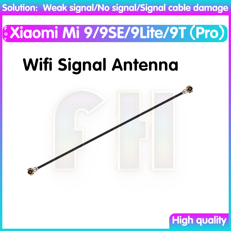 XIAOMI MI Wifi 信號線天線適用於小米 mi 9 9t se pro 9se lite 帶狀線同軸連接器信號