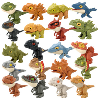 20隻 手指咬恐龍侏羅紀霸王龍仿真恐龍模型玩具攤位玩具熱銷