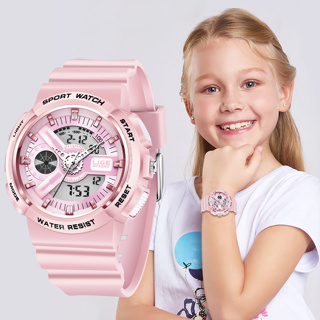 Lige 兒童手錶時尚 50M 防水兒童數字手錶男孩女孩 + 盒子