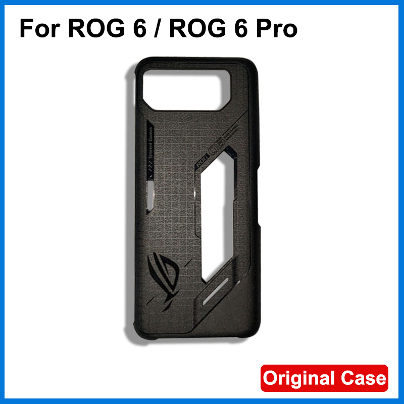 華碩 ROG 6 Pro 外殼超薄薄 PC 硬手機殼華碩 ROG6 5G 黑色後蓋