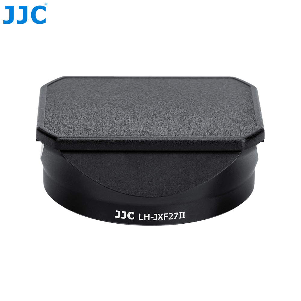 JJC LH-JXF27II 金属製方形遮光罩 適用於富士镜头 Fujinon XF 27mm F2.8 和 R WR