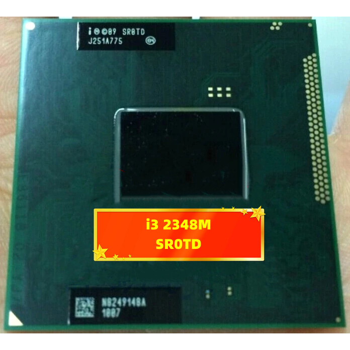 Core i3 48M SR0TD CPU處理器 3M緩存2.3Ghz雙核PGA988 TDP 35W筆記本電腦兼容HM