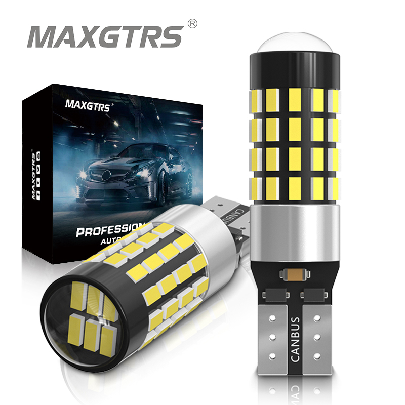 Maxgtrs T10 LED 燈泡 W5W Canbus 194 168 54 SMD 3014 DRL 停車頂燈 2