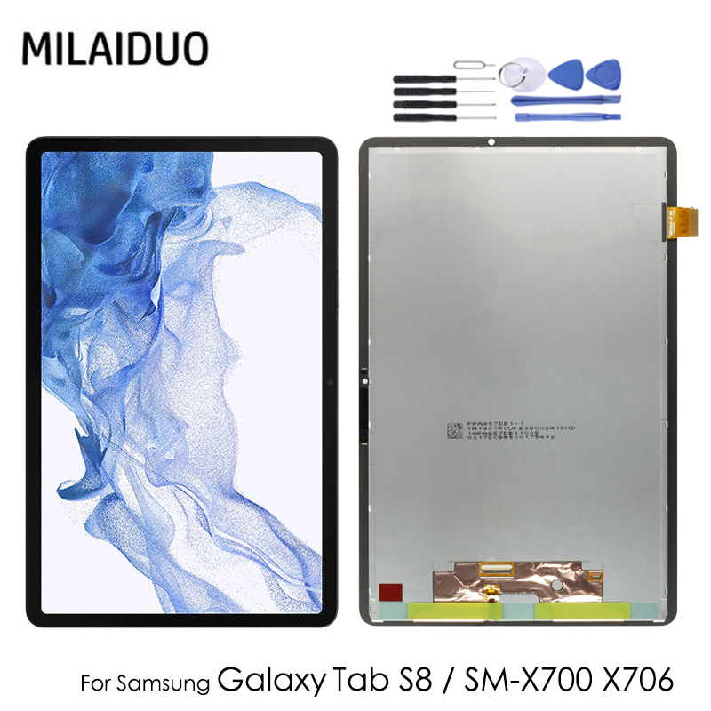 原裝SAMSUNG 適用於三星 Galaxy Tab S8 SM-X700 X706 螢幕總成 液晶屏 顯示屏