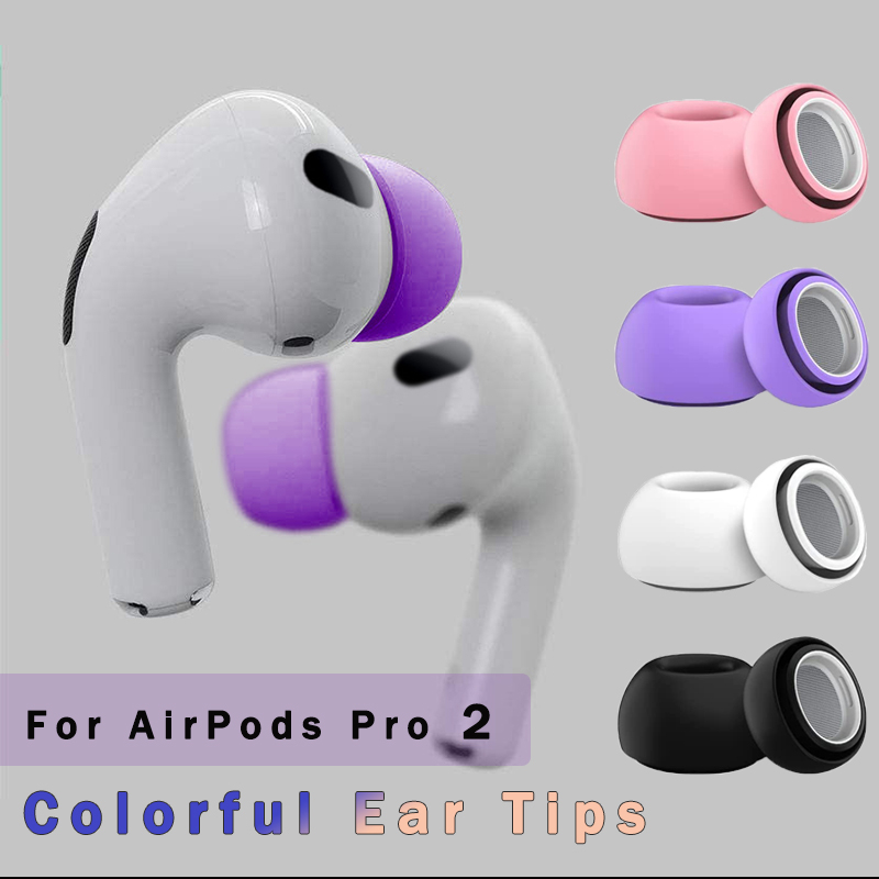 適用於 Apple AirPods Pro 2 耳塞耳塞套矽膠替換耳塞耳塞耳墊耳機配件小號中號大號