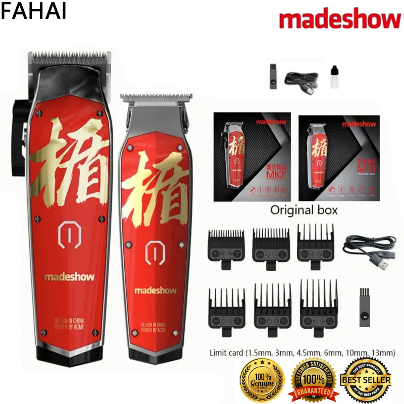 Madeshow M10+ / M11 電動理髮器,男士剃須刀,專業 7000 / 7200 RPM 理髮器和修剪器,適