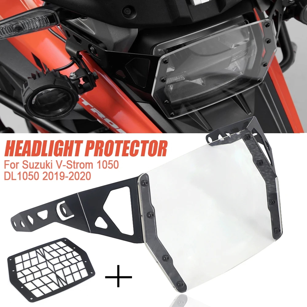 適用於 Suzuki V-Strom 1050 1050XT 1050A 2020 大燈保護罩 大燈罩 前照燈防護罩套件