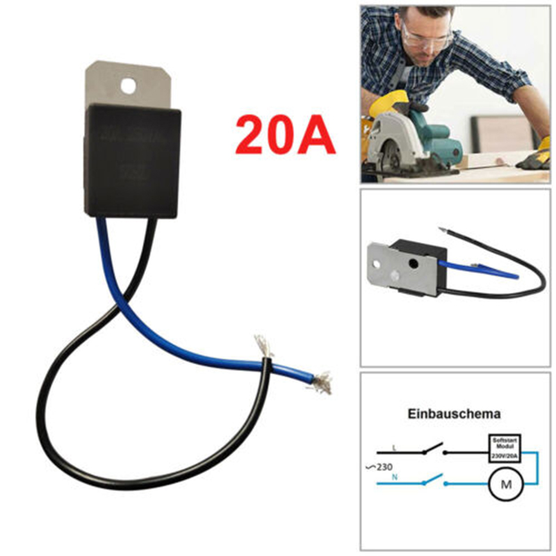 230V 至 20A 配件 電動工具調速器開關 拋光機調速器配件 電磨調速軟啟動開關