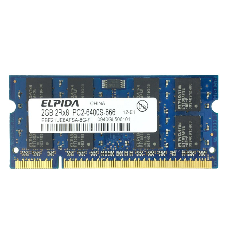 Elpida Ram DDR2 2GB PC2-6400 筆記本內存 667mhz 800mhz 200pin