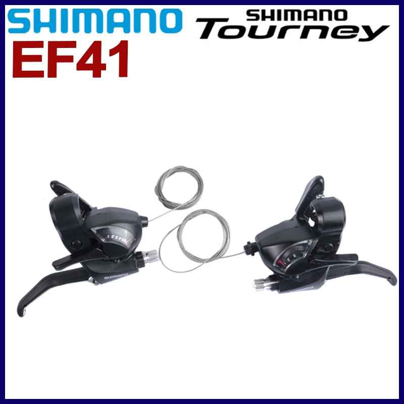 Shimano Tourney EF41 變速桿 3x7 速度 3 速 7 速適用於 MTB 自行車左右變速山地自行車扳