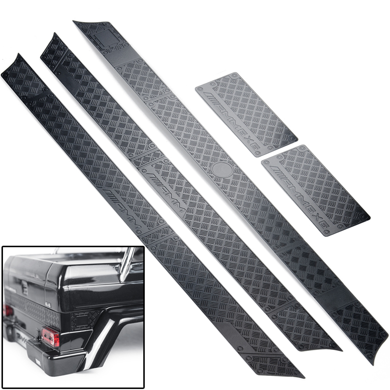 TRX6 不銹鋼防滑板裝飾板適用於 1:10 遙控履帶車 TRX-6 遙控車身零件