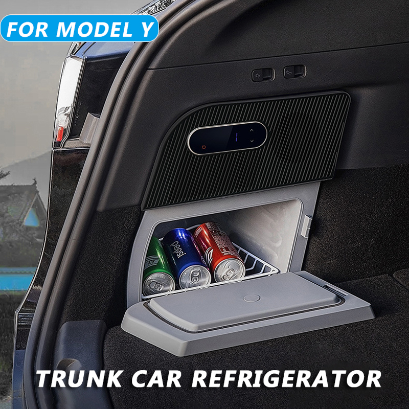 後備箱車載冰箱壓縮機冷卻 LHD RHD 冰箱配件適用於特斯拉 Model Y 2019-2023 商店旅行冰箱
