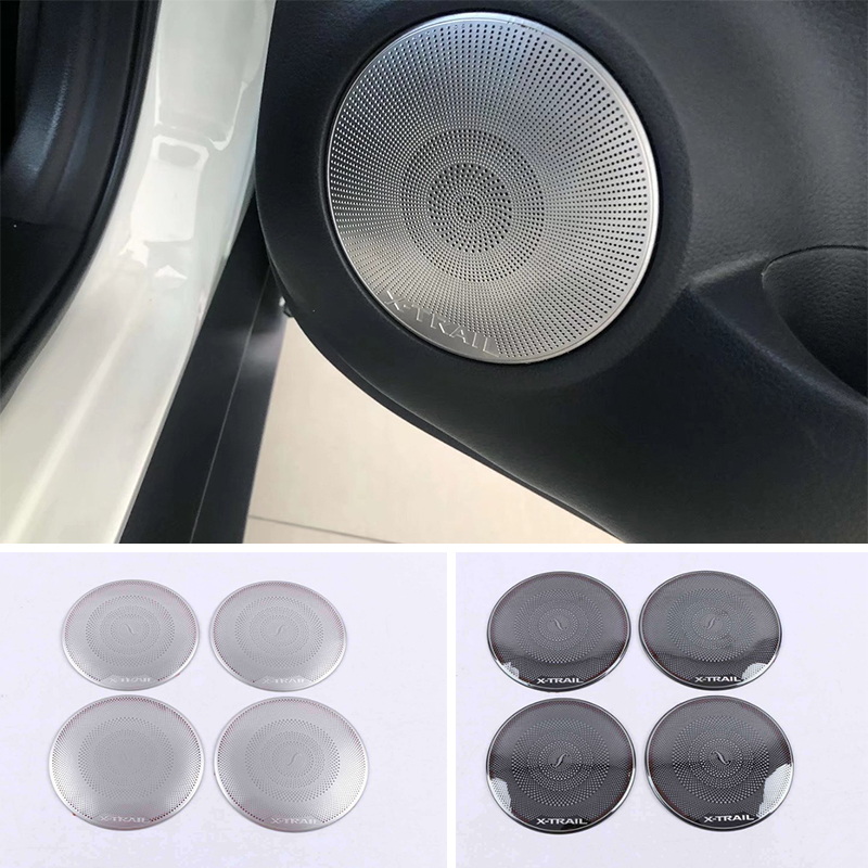 日產 Nissan 2015-2021年 X-TRAIL 不鏽鋼 車門喇叭罩 喇叭蓋子 音響框 XTRAIL配件