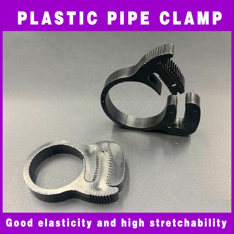 黑色塑膠喉箍 軟管卡箍 塑膠管夾管箍 緊固件快速卡箍可重複利用環保&amp;&amp;*&amp;-*-*