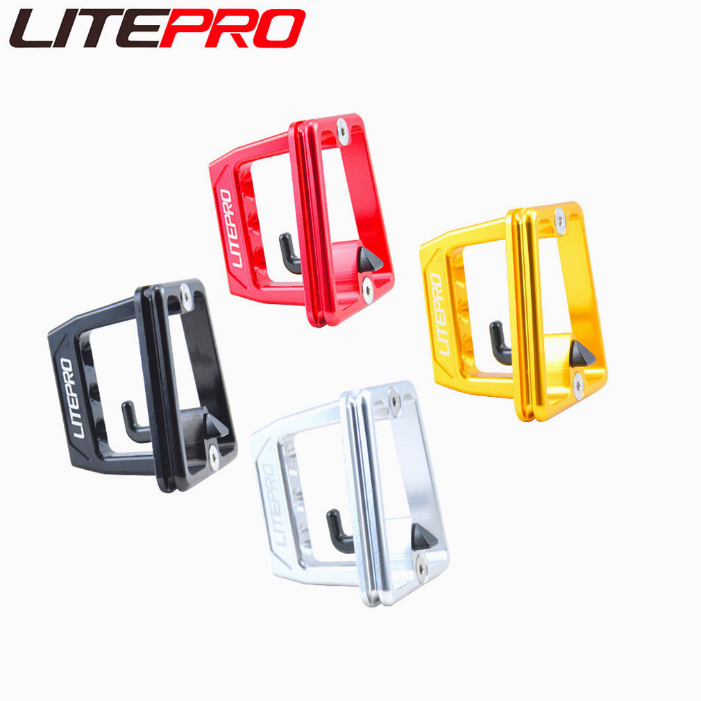 Litepro 3 孔前架前支架適用於 Birdy 自行車折疊自行車分體豬鼻墊適用於 Brompton