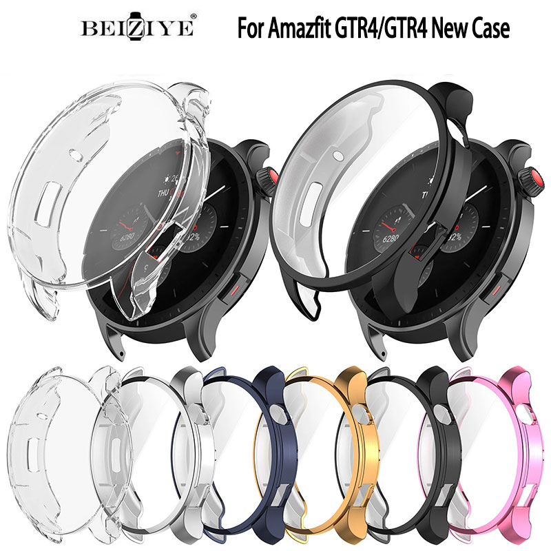 Amazfit GTR 4保護套 TPU保護套 減震防刮手錶保護殼適用華米GTR 4 4 New智慧手錶 錶殼