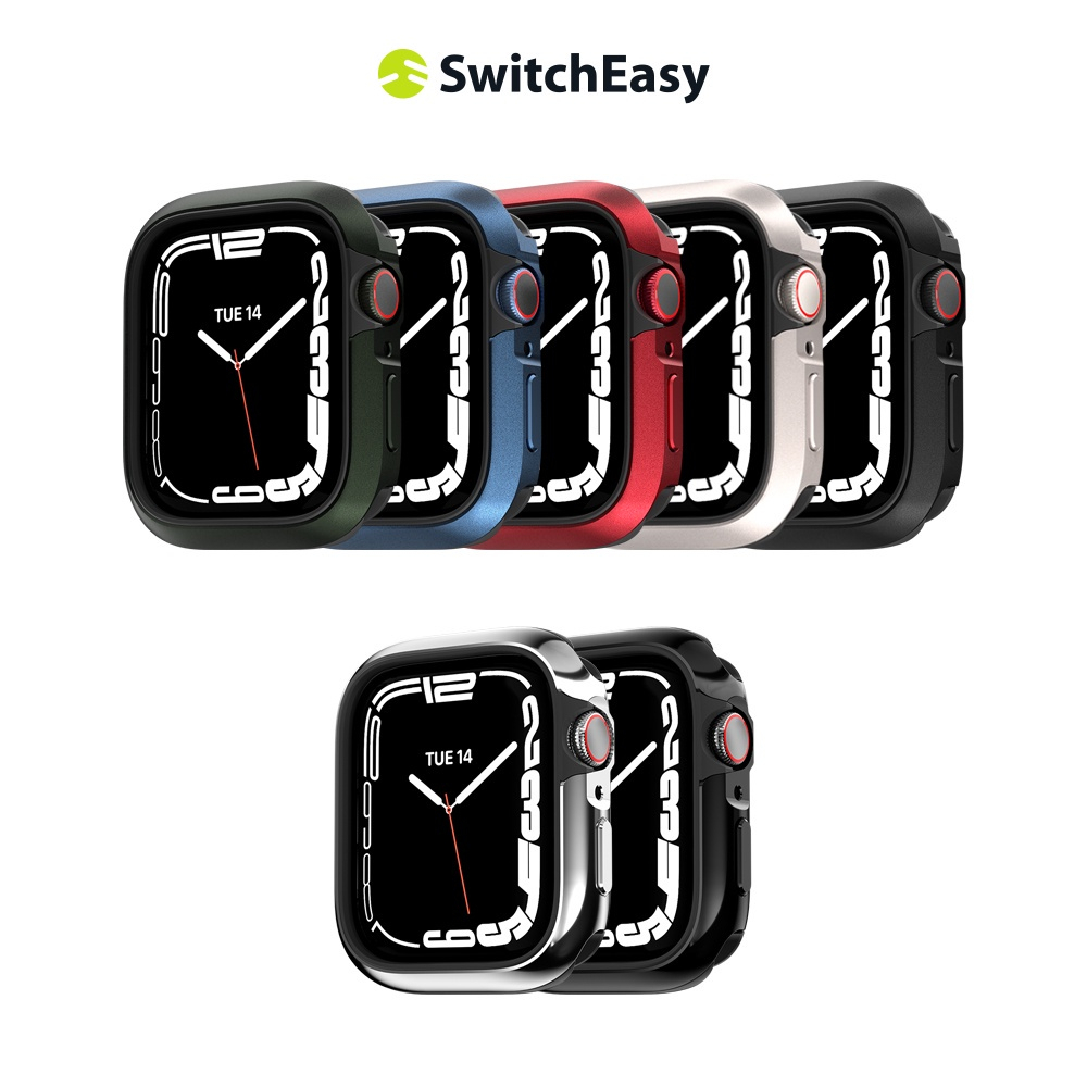 SwitchEasy Odyssey 魚骨牌 航太級鋁合金蘋果手錶保護殼 Apple Watch 5/6/7/SE/8