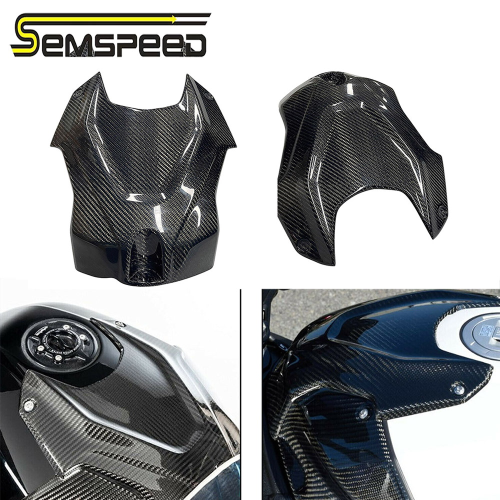 【SEMSPEED】BMW S1000RR 2020-2023 摩托車改裝真碳纖維 油箱蓋 油箱保護罩 油箱貼護蓋