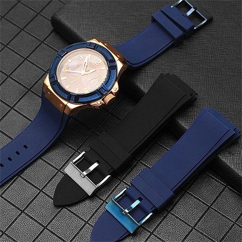 矽膠錶帶適用於GUESS W0247G3 W0040G3 W0040G7男士運動防水錶帶22mm手錶配件