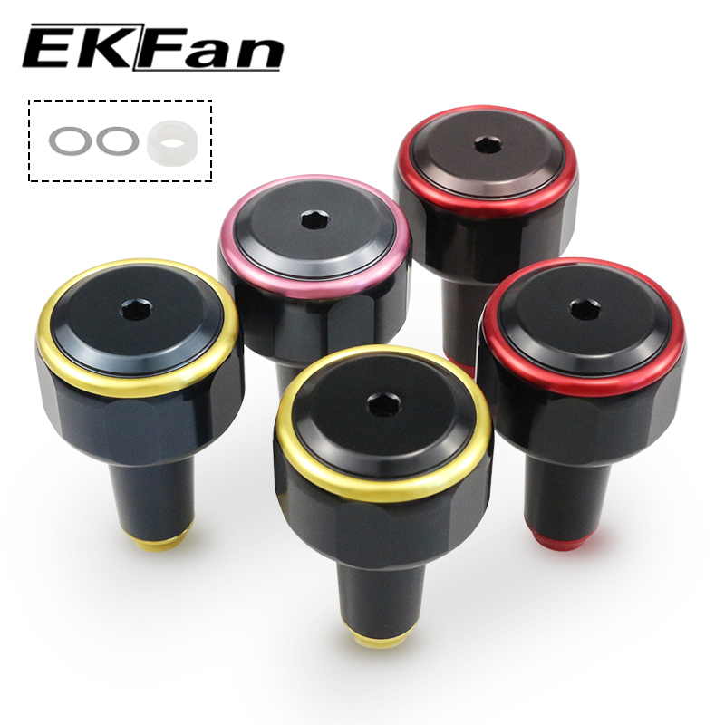 Ekfan 適用於 abu Daiwa Shimano 水滴輪金屬旋鈕握丸 7 * 4 * 2.5mm 鋁合金旋鈕 DI
