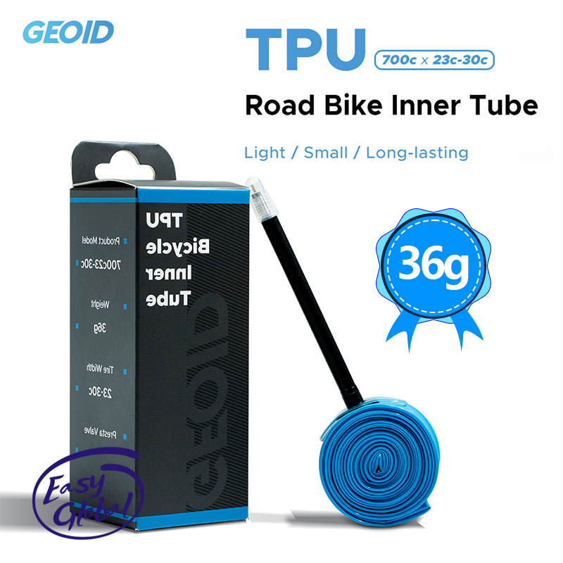 Geoid TPU 超輕自行車內胎 Presta 氣門嘴 65mm 75mm 公路自行車輪胎 700X23-30C 超輕