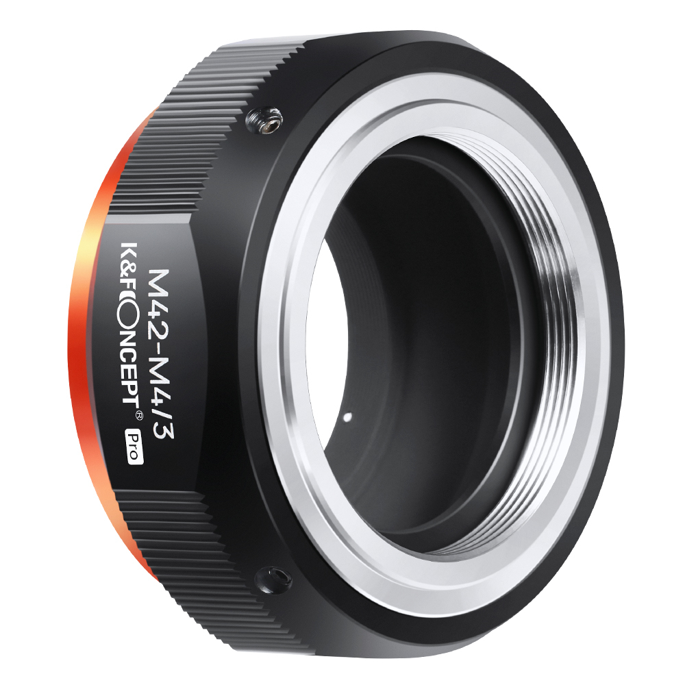 LEICA K&amp;f Concept 鏡頭卡口適配器適用於徠卡 M42 螺絲卡口鏡頭至 M4/3 M43 微型三分之四卡口