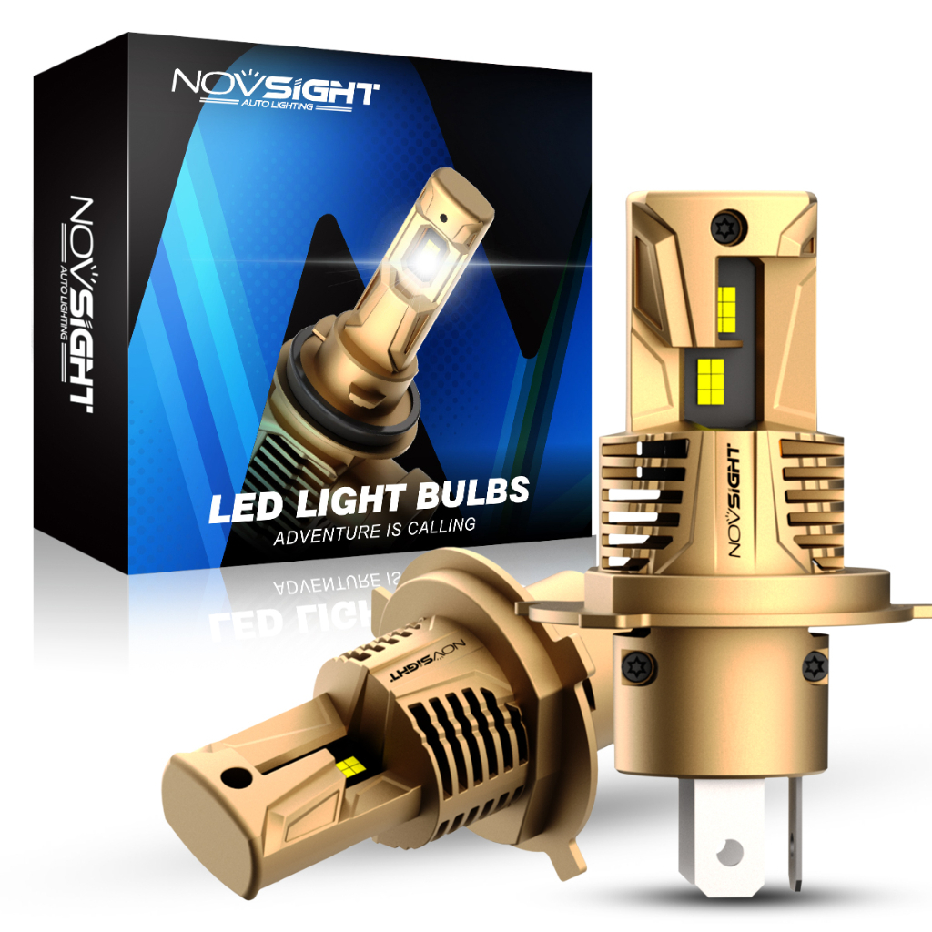 Novsight 雙色 LED汽車大燈 N62 H4 3000K 6500K超亮 90W 20000LM LED高低光束