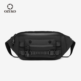 Ozuko 男士戶外運動戰術胸包防水功能 Molle 腰包
