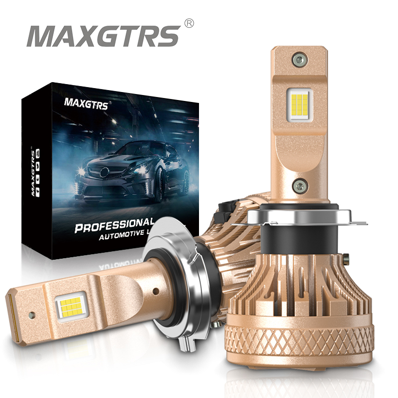 Maxgtrs 2Pcs H7 LED 大燈 H4 9003 HB2 LED 燈泡 H8 H11 9005 9006 H