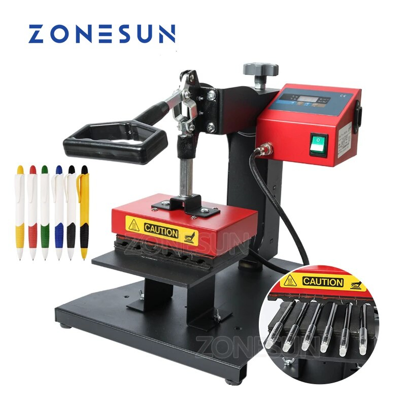 Zonesun 筆熱印機熱轉印機熱壓機標誌壓機,筆上定制標誌,圓珠筆,鉛筆,製作個性化筆
