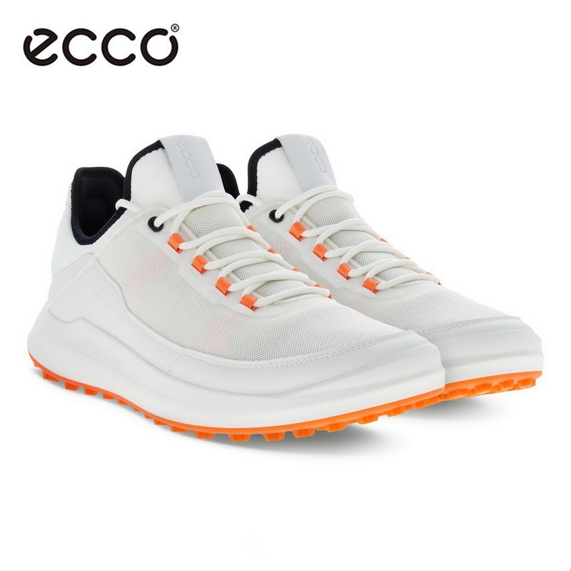 Ecco 2023男士高爾夫球鞋防水休閒運動鞋 100814