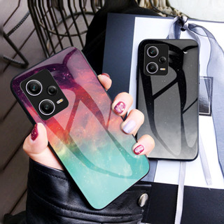 REDMI 紅米 Note 12 Pro Plus 5G 手機殼豪華星空鋼化玻璃手機殼紅米 Note12 Pro Plu