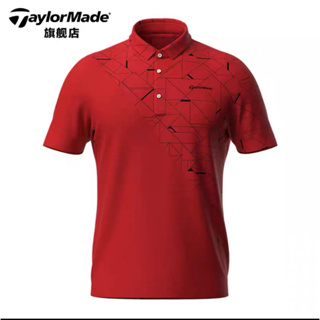 TaylorMade泰勒梅高爾夫服裝男士新款時尚運動golf透氣短袖Polo衫