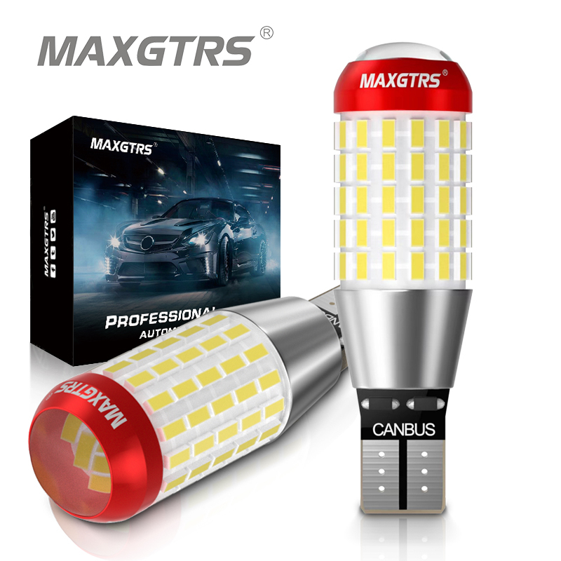 MAXGTRS 2x W16W T15 921 912 LED 燈泡 Canbus LED 倒車燈倒車燈白色