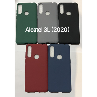 ALCATEL 阿爾卡特手機殼 3L 2020 2021 手機殼軟殼 TPU 純色磨砂保護殼