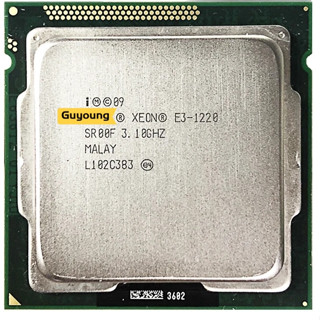 Yzx Xeon E3-1220 E3 1220 3.1 GHz 二手四核四核 CPU 處理器 8M 80W LGA 1