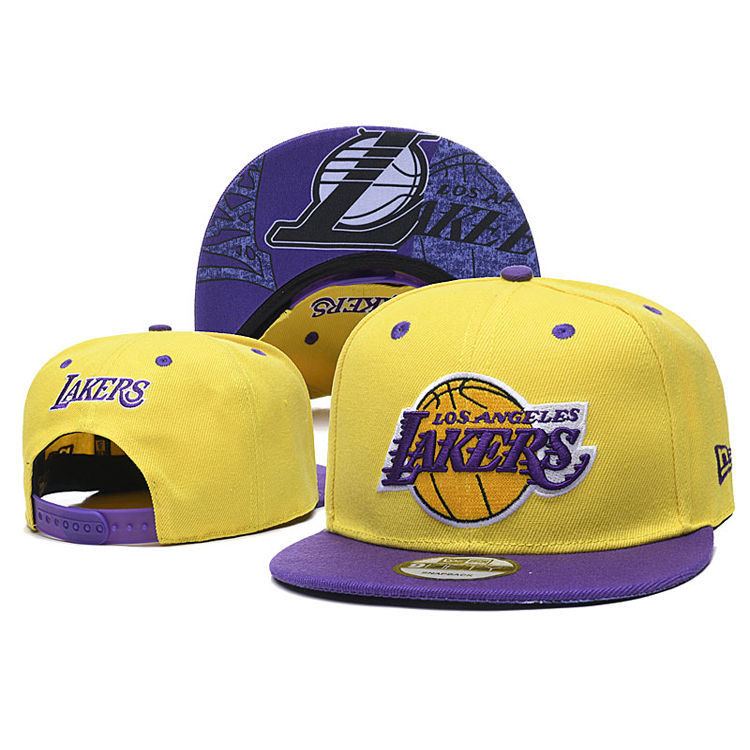 NBA湖人隊平沿帽男女冠軍帽戶外帽街舞嘻哈棒球帽